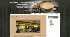 Desktop Screenshot of marathonclassiccoffee.com